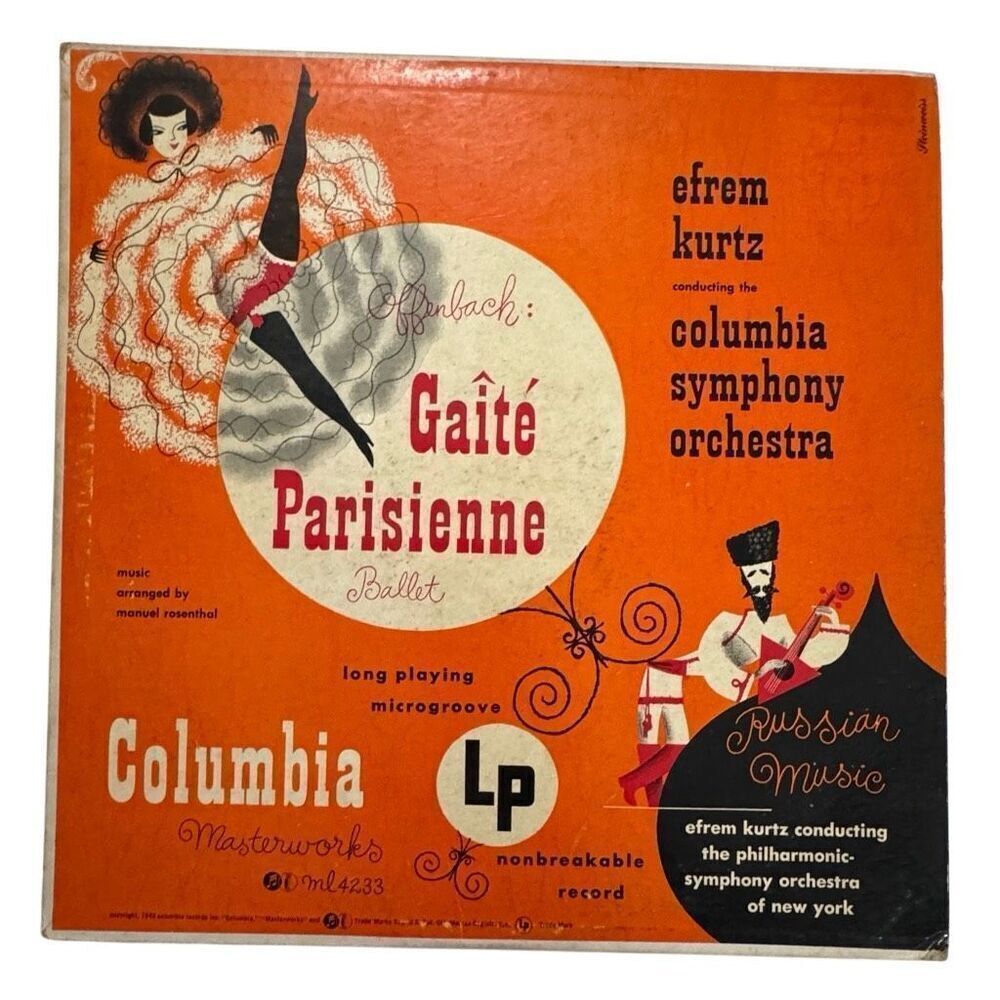 Offenbach: Gaite Parisienne Ballet Russian Music - Columbia - Vinyl 12" Record